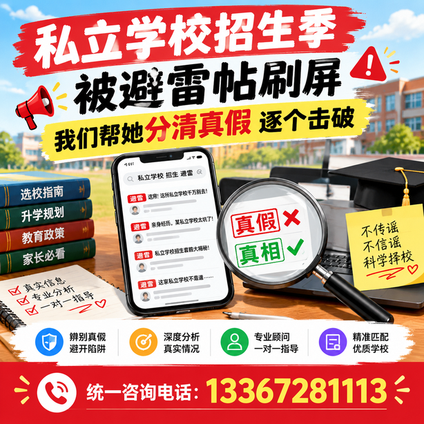 拉萨小红书舆情合规处置：私立学校招生季被避雷帖刷屏，我们帮她分清真假逐个击破